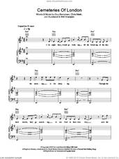 Cover icon of Cemeteries Of London sheet music for voice, piano or guitar by Coldplay, Chris Martin, Guy Berryman, Jon Buckland and Will Champion, intermediate skill level