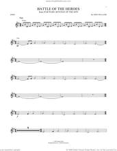 Cover icon of Battle Of The Heroes (from Star Wars: Revenge Of The Sith) sheet music for horn solo by John Williams, intermediate skill level