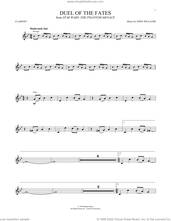 Cover icon of Duel Of The Fates (from Star Wars: The Phantom Menace) sheet music for clarinet solo by John Williams, intermediate skill level