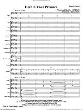 Cover icon of Here In Your Presence (COMPLETE) sheet music for orchestra/band (Orchestra) by Jon Egan and J. Daniel Smith, intermediate skill level