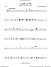 Cover icon of Cantina Band (from Star Wars: A New Hope) sheet music for cello solo by John Williams, intermediate skill level