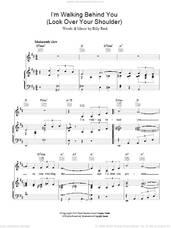 Cover icon of I'm Walking Behind You (Look Over Your Shoulder) sheet music for voice, piano or guitar by Frank Sinatra, Eddie Fisher and Billy Reid, intermediate skill level