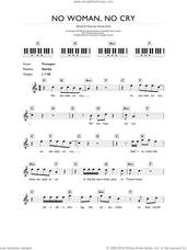 Cover icon of No Woman, No Cry sheet music for piano solo (chords, lyrics, melody) by Bob Marley and Vincent Ford, intermediate piano (chords, lyrics, melody)