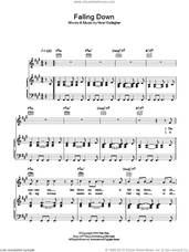 Cover icon of Falling Down sheet music for voice, piano or guitar by Oasis and Noel Gallagher, intermediate skill level