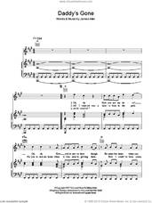 Cover icon of Daddy's Gone sheet music for voice, piano or guitar by Glasvegas and James Allan, intermediate skill level