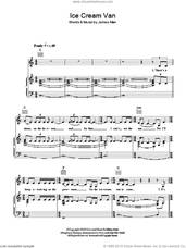 Cover icon of Ice Cream Van sheet music for voice, piano or guitar by Glasvegas and James Allan, intermediate skill level