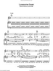 Cover icon of Lonesome Swan sheet music for voice, piano or guitar by Glasvegas and James Allan, intermediate skill level