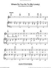 Cover icon of Where Do You Go To (My Lovely) sheet music for voice, piano or guitar by Peter Sarstedt, intermediate skill level