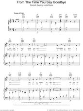 Cover icon of From The Time You Say Goodbye sheet music for voice, piano or guitar by Vera Lynn and Leslie Sturdy, intermediate skill level