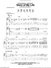 Cover icon of Story Of My Life sheet music for guitar (tablature) by Social Distortion and Michael Ness, intermediate skill level