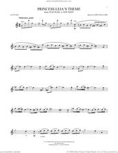 Cover icon of Princess Leia's Theme (from Star Wars: A New Hope) sheet music for alto saxophone solo by John Williams, intermediate skill level