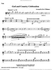 Cover icon of God And Country Celebration (Medley) sheet music for orchestra/band (cello) by Dave Williamson, intermediate skill level