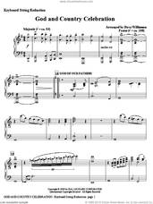 Cover icon of God And Country Celebration (Medley) sheet music for orchestra/band (rhythm) by Dave Williamson, intermediate skill level