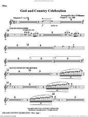 Cover icon of God And Country Celebration (Medley) sheet music for orchestra/band (oboe) by Dave Williamson, intermediate skill level