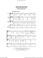 Cover icon of Sunrise, Sunset (from Fiddler On The Roof) sheet music for choir (SSA: soprano, alto) by Bock & Harnick, Jerry Bock and Sheldon Harnick, intermediate skill level