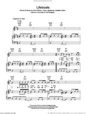 Cover icon of Lifeboats sheet music for voice, piano or guitar by Snow Patrol, Gary Lightbody, Jonathan Quinn, Nathan Connolly, Paul Wilson and Tom Simpson, intermediate skill level