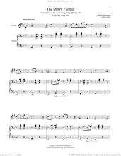 Cover icon of The Happy Farmer sheet music for clarinet and piano by Robert Schumann, classical score, intermediate skill level