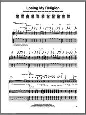 Cover icon of Losing My Religion sheet music for guitar (tablature) by R.E.M., Bill Berry, Michael Stipe, Mike Mills and Peter Buck, intermediate skill level