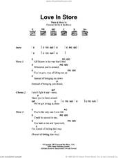 Cover icon of Love In Store sheet music for guitar (chords) by Fleetwood Mac, Christine McVie and Jim Recor, intermediate skill level