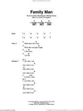 Cover icon of Family Man sheet music for guitar (chords) by Fleetwood Mac, Lindsey Buckingham and Richard Dashut, intermediate skill level