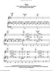 Cover icon of You sheet music for voice, piano or guitar by Take That, Gary Barlow, Howard Donald, Jason Orange and Mark Owen, intermediate skill level
