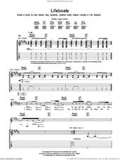 Cover icon of Lifeboats sheet music for guitar (tablature) by Snow Patrol, Gary Lightbody, Jonathan Quinn, Nathan Connolly, Paul Wilson and Tom Simpson, intermediate skill level