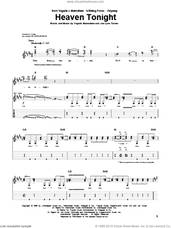Cover icon of Heaven Tonight sheet music for guitar (tablature) by Yngwie Malmsteen and Joe Lynn Turner, intermediate skill level