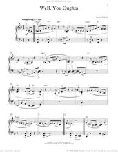 Cover icon of Well, You Oughta sheet music for piano solo (elementary) by Jeremy Siskind, beginner piano (elementary)