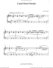 Cover icon of Canal Street Parade sheet music for piano solo (elementary) by Jeremy Siskind, beginner piano (elementary)