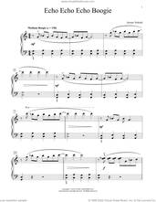 Cover icon of Echo Echo Echo Boogie sheet music for piano solo (elementary) by Jeremy Siskind, beginner piano (elementary)