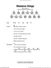 Cover icon of Madame Helga sheet music for guitar (chords) by Stereophonics, Kelly Jones, Richard Jones and Stuart Cable, intermediate skill level