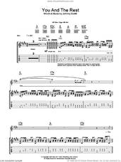 Cover icon of You And The Rest sheet music for guitar (tablature) by Razorlight and Johnny Borrell, intermediate skill level