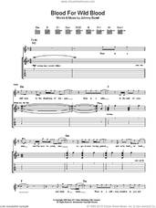 Cover icon of Blood For Wild Blood sheet music for guitar (tablature) by Razorlight and Johnny Borrell, intermediate skill level