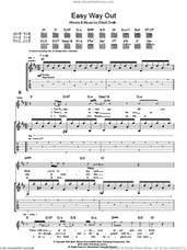 Cover icon of Easy Way Out sheet music for guitar (tablature) by Elliott Smith, intermediate skill level