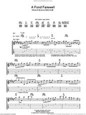 Cover icon of A Fond Farewell sheet music for guitar (tablature) by Elliott Smith, intermediate skill level