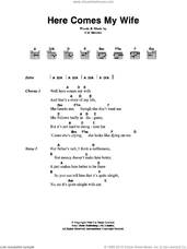 Cover icon of Here Comes My Wife sheet music for guitar (chords) by Cat Stevens, intermediate skill level