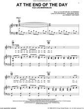 Cover icon of At The End Of The Day sheet music for voice, piano or guitar by Alain Boublil, Les Miserables (Musical), Claude-Michel Schonberg, Herbert Kretzmer and Jean-Marc Natel, intermediate skill level