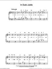 Cover icon of In Dulci Jubilo, (intermediate) sheet music for piano solo, intermediate skill level
