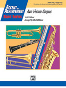 Cover icon of Ave Verum Corpus (COMPLETE) sheet music for concert band by Wolfgang Amadeus Mozart and Mark Williams, classical score, beginner skill level
