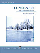 Cover icon of Confession sheet music for concert band (full score) by J. Eric Schmidt, intermediate skill level