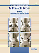 Cover icon of A French Noel sheet music for string orchestra (full score) by Anonymous and Mark Williams, beginner skill level