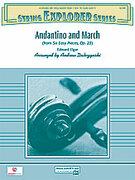 Cover icon of Andantino and March sheet music for string orchestra (full score) by Edward Elgar and Andrew Dabczynski, classical score, easy skill level