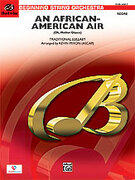 Cover icon of An African-American Air (COMPLETE) sheet music for string orchestra by Anonymous, easy skill level