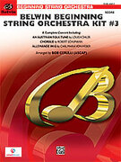 Cover icon of Belwin Beginning String Orchestra Kit #3 (COMPLETE) sheet music for string orchestra by Anonymous, classical score, easy skill level