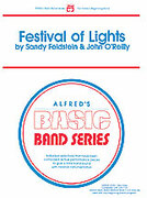 Cover icon of Festival of Lights sheet music for concert band (full score) by Sandy Feldstein, beginner skill level