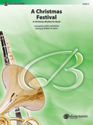 Cover icon of A Christmas Festival sheet music for concert band (full score) by Anonymous, Leroy Anderson and Robert W. Smith, easy skill level