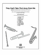 Cover icon of They Can't Take That Away from Me sheet music for Choral Pax (full score) by George Gershwin, Ira Gershwin and Mark Hayes, classical score, easy/intermediate skill level