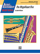 Cover icon of The Magnificent Five sheet music for concert band (full score) by Mark Williams, beginner skill level