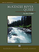 Cover icon of McKenzie River Quest sheet music for concert band (full score) by Steve Hodges, intermediate skill level