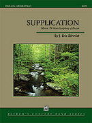 Cover icon of Supplication sheet music for concert band (full score) by J. Eric Schmidt, intermediate skill level